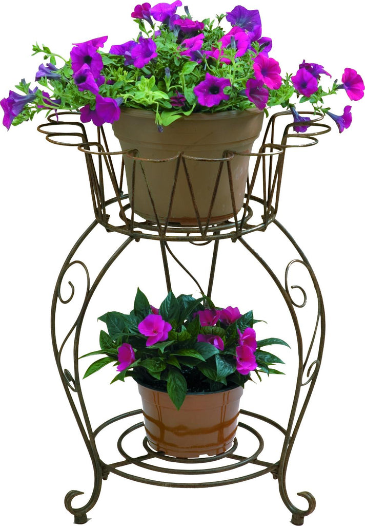 Deer Park Ironworks - Small Round Wave Planter (Case of 4 )