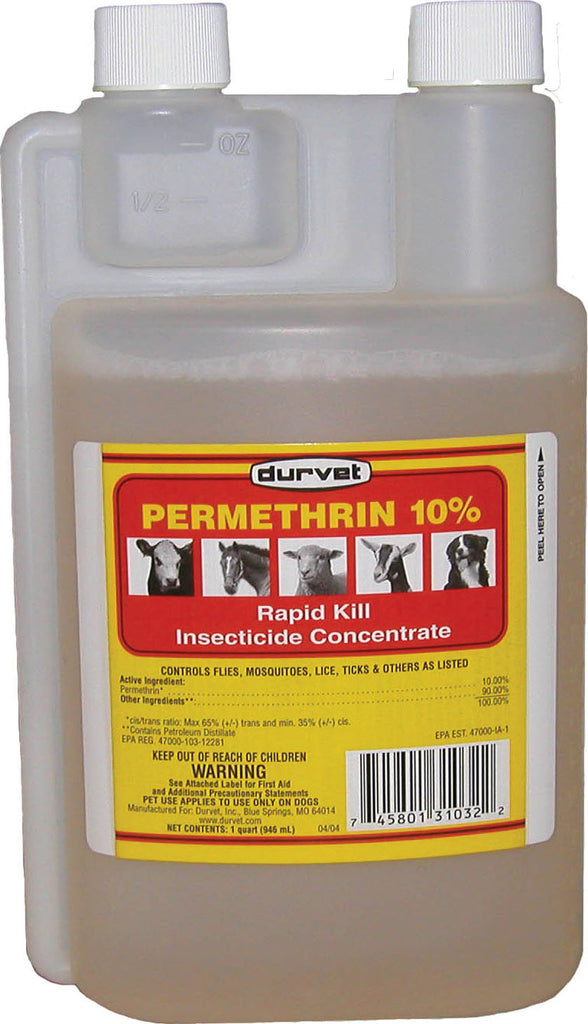 Durvet Fly             D - Durvet Permethrin 10% Rapid Kill Insecticide Conc