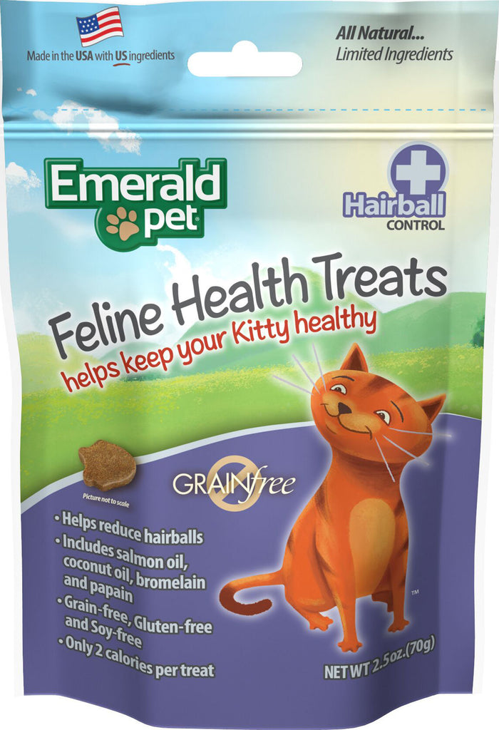 Emerald Pet Products Inc - Feline Treats Hairball Formula