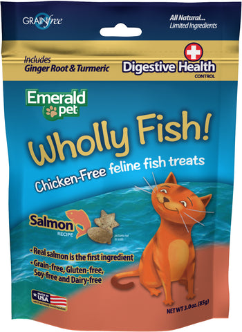 Emerald Pet Products Inc - Wholly Fish Chicken-free Cat Treats