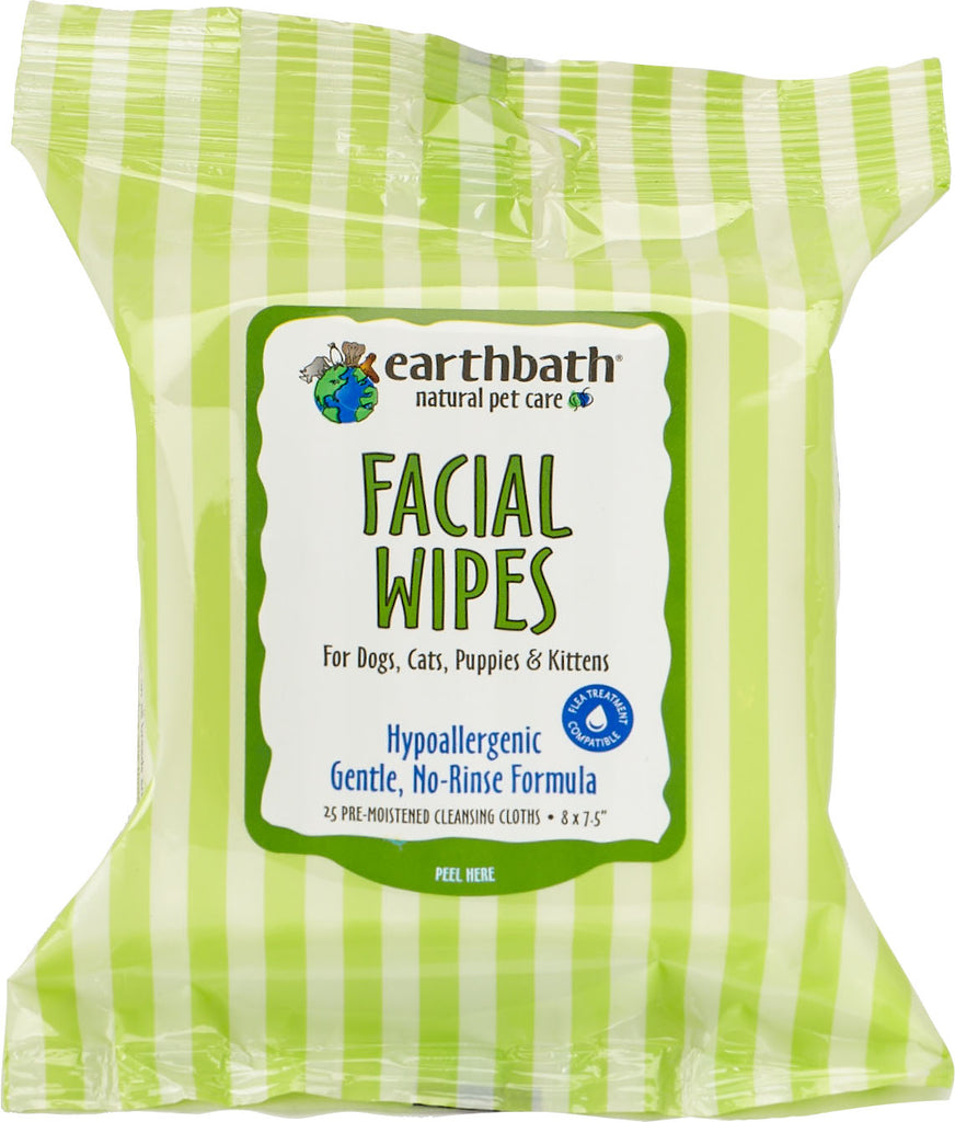 Earthwhile Endeavors Inc - Earthbath Hypoallergenic Facial Wipes