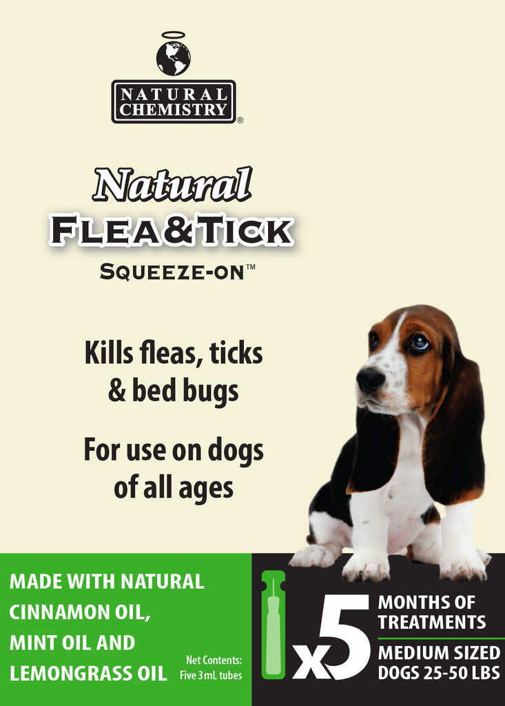 Natural Chemistry - Natural Flea & Tick Squeeze On For Medium Dogs