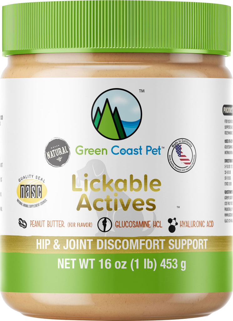 Green Coast Pet - Lickable Actives Hip & Joint Discomfort Support