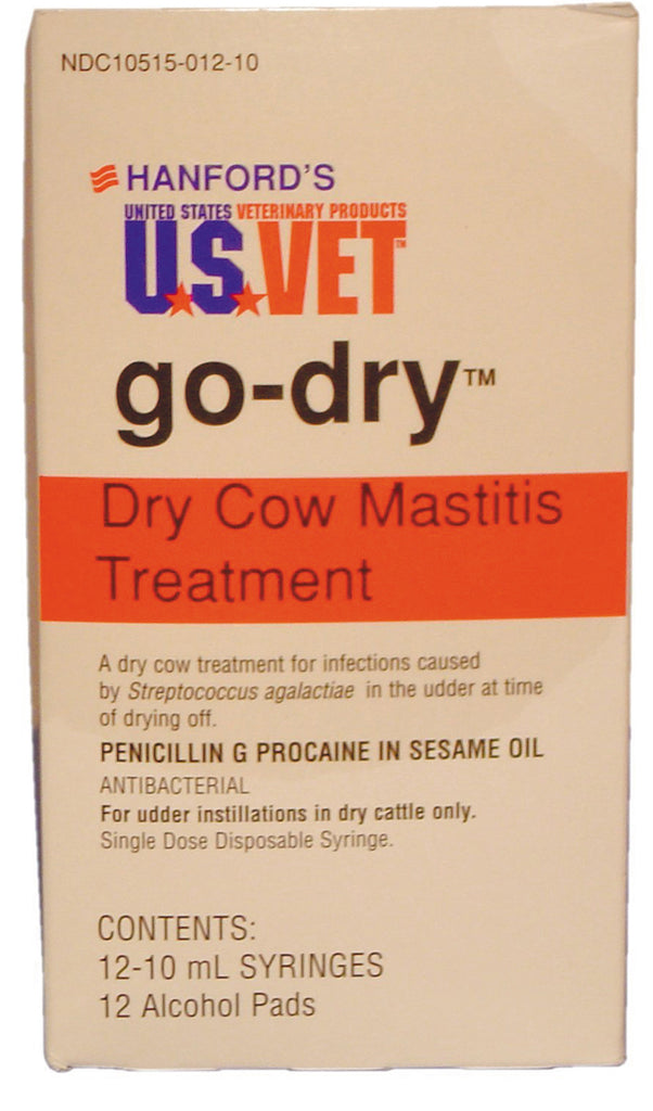 Durvet Inc              D - Go-dry Cow Mastitis Treatment With Syringe