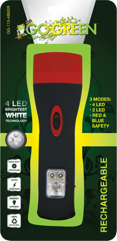 Gogreen Power Inc. - Gogreen Led Rechargeable Flashlight