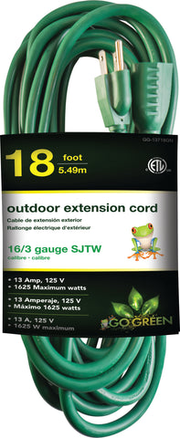 Gogreen Power Inc. - Outdoor Extension Cord 16/3 Gauge
