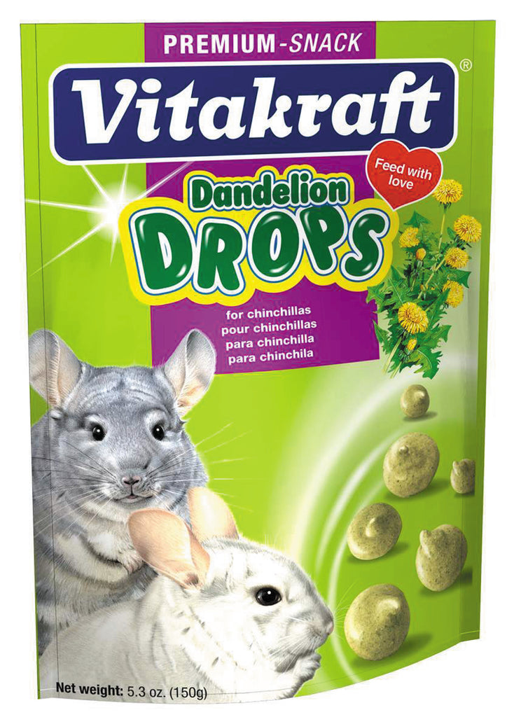 Vitakraft Pet Prod Co Inc - Dandelion Drops - Chinchilla