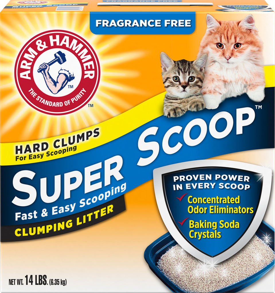 Church & Dwight Co Inc - Arm & Hammer Super Scoop Clumping Litter (Case of 3 )