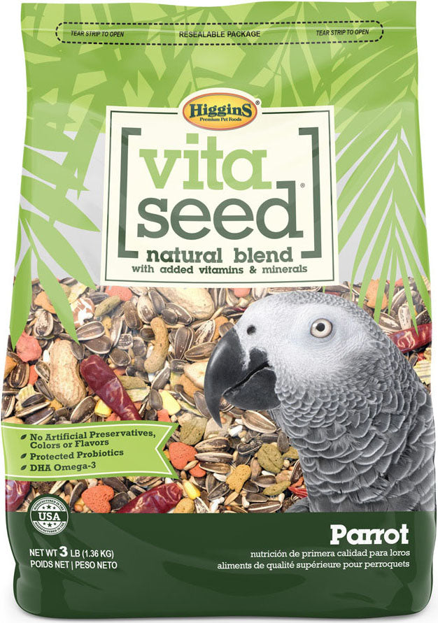 Higgins Premium Pet Foods - Higgins Vita Seed Natural Blend Parrot