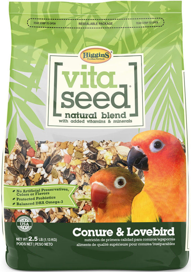 Higgins Premium Pet Foods - Higgins Vita Seed Natural Blend Conure & Lovebird