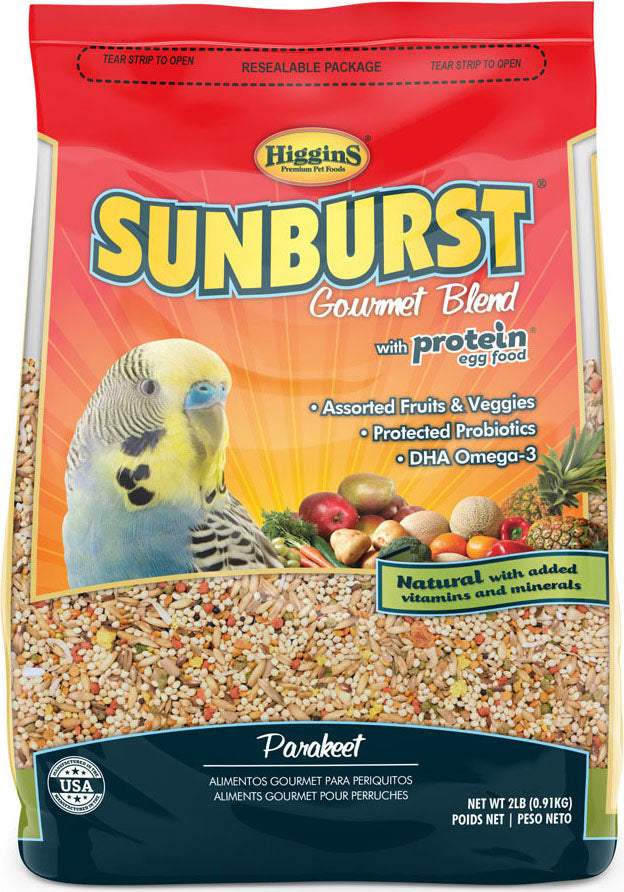 Higgins Premium Pet Foods - Higgins Sunburst Gourmet Blend Parakeet
