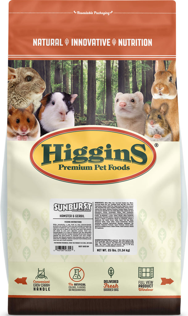 Higgins Premium Pet Foods - Higgins Sunburst Gourmet Blend Hamster & Gerbil