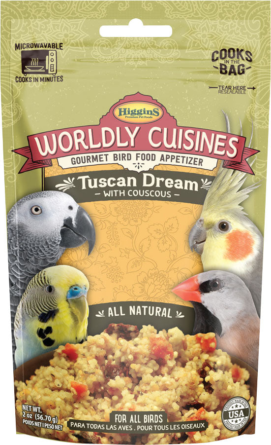 Higgins Premium Pet Foods - Worldly Cuisines Gourmet Bird Food Appetizer