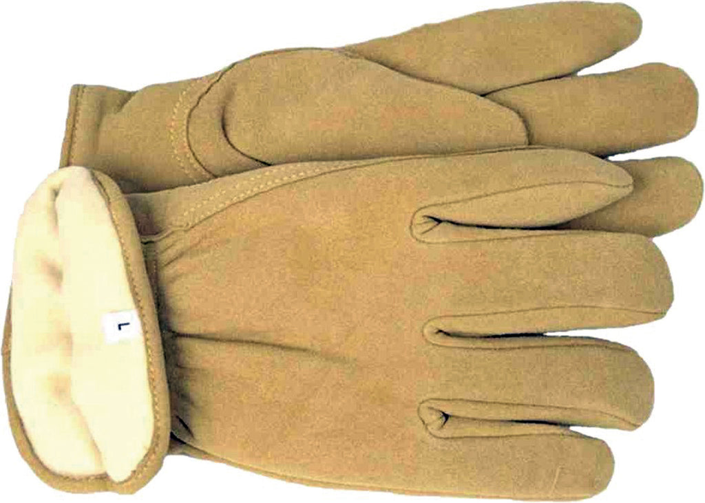 Boss Manufacturing     P - Therm Insulated Split Deerskin Driver Glove (Case of 6 )