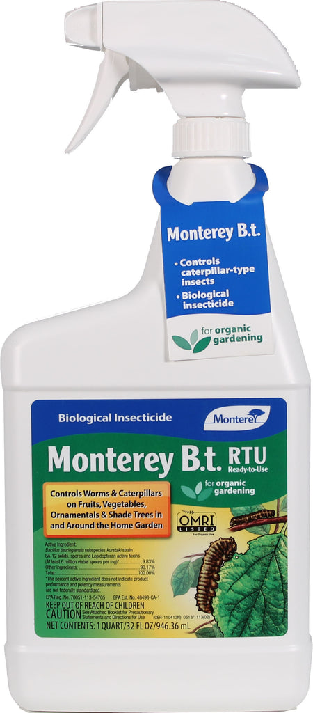 Monterey               P - Monterey B.t. Biological Insecticide Rtu