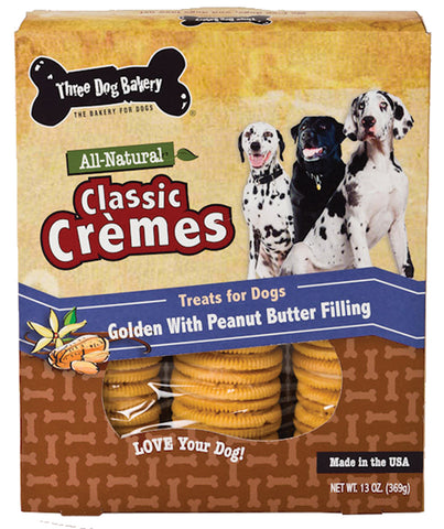 Three Dog Bakery - Classic Cremes Golden Cookies