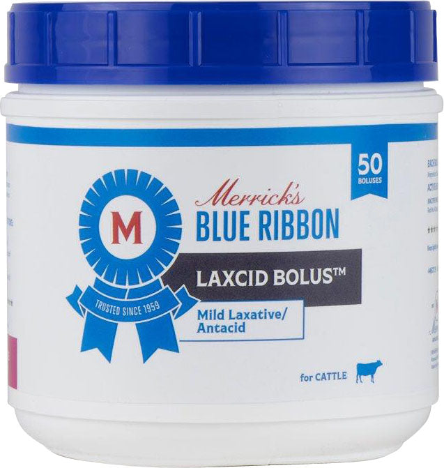 Merrick's Animal Health D - Merrick's Blue Ribbon Laxcid Bolus