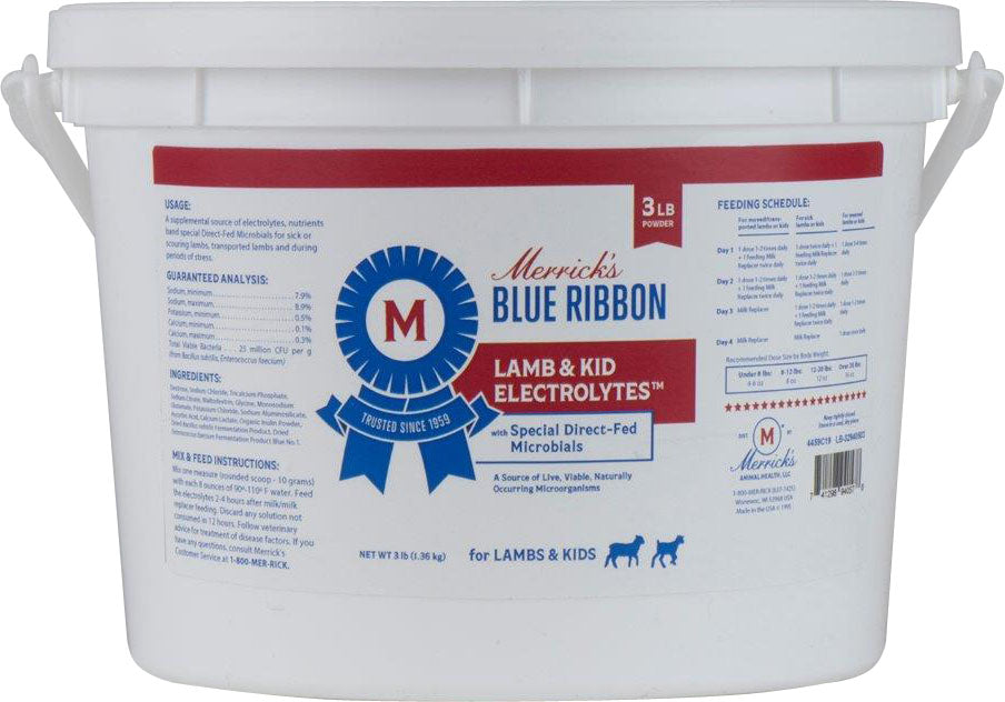 Merrick's Animal Health D - Merrick's Blue Ribbon Lamb & Kid Electrolytes