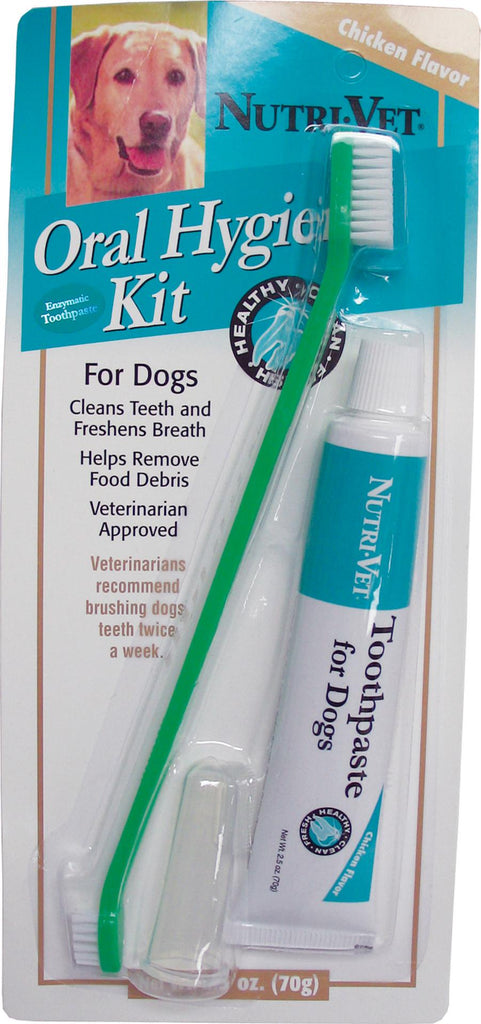 Nutri-vet Wellness Llc  D - Nutri-vet Dental Hygiene Kit For Dogs