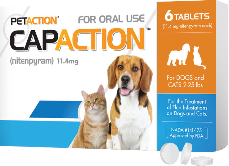 Petiq   Flea & Tick - Petaction Capaction Tablets For Dogs