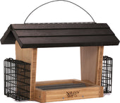 Natures Way Bird Prdts - Hopper Feeder With Suet Cages