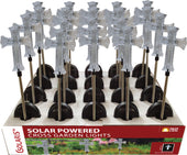 Alpine Corporation - Solar Cross Garden Stake With White Led Lights (Case of 20 )