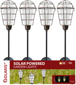Alpine Corporation - Solar Metal Edison Light Bulb Stake W/led (Case of 12 )
