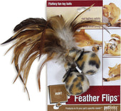 Worldwise Inc - Feather Flips Feathered Ball Cat Toy