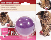 Worldwise Inc-Flash Dance Touch-activated Light Ball Cat Toy