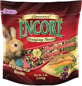 F.m. Browns Inc - Pet - Encore Gourmet Foraging Feast Rabbit Food