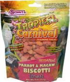 F.m. Browns Inc - Pet - Tc Zoo-vital Parrot & Macaw Biscotti Treat