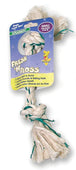 Booda Products - Fresh-n-floss 2-knot Rope Bone Dog Toy