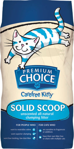 American Colloid Company - Premium Choice Carefree Kitty Solid Scoop Litter