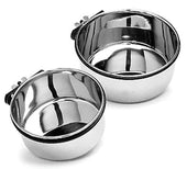 Ethical Ss Dishes - Stainless Steel Bird Coop Cup Bolt Bracket