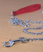 Hamilton Pet Company - Steel Chain Lead With Nylon Handle