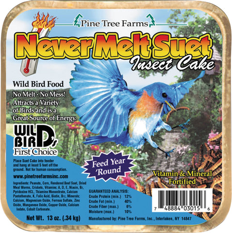 Pine Tree Farms Inc - Never Melt Suet Cake