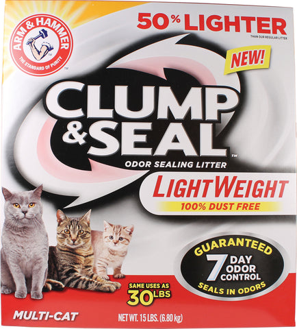 Church & Dwight Co Inc - Arm & Hammer Clump & Seal Multi-cat Light Litter