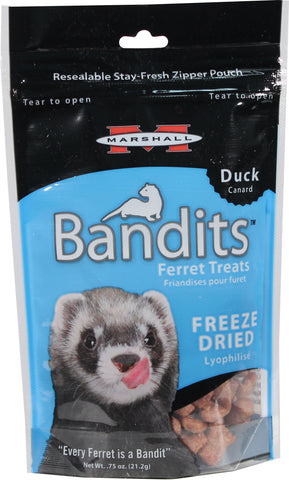 Marshall Pet Prod-food - Bandits Freeze Dried Ferret Treats