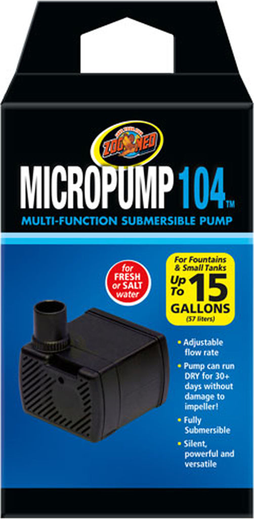 Zoo Med Laboratories Inc - Micro Pump 104 Multi-function Submersible Pump