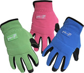 Boss Manufacturing      P - Ladies Touchscreen Mechanic Syn Leather Palm Glove (Case of 3 )