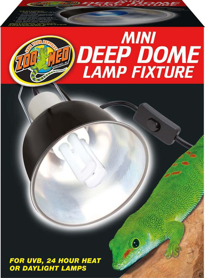 Zoo Med Laboratories Inc - Mini Deep Dome Lamp Fixture