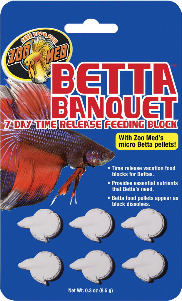 Zoo Med Laboratories Inc - Betta Banquet 7 Day Time Release Feeding Block