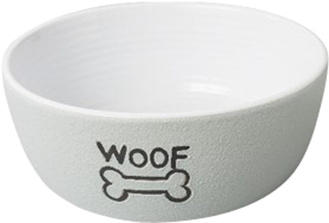 Ethical Stoneware Dish - Spot Nantucket Woof Dish
