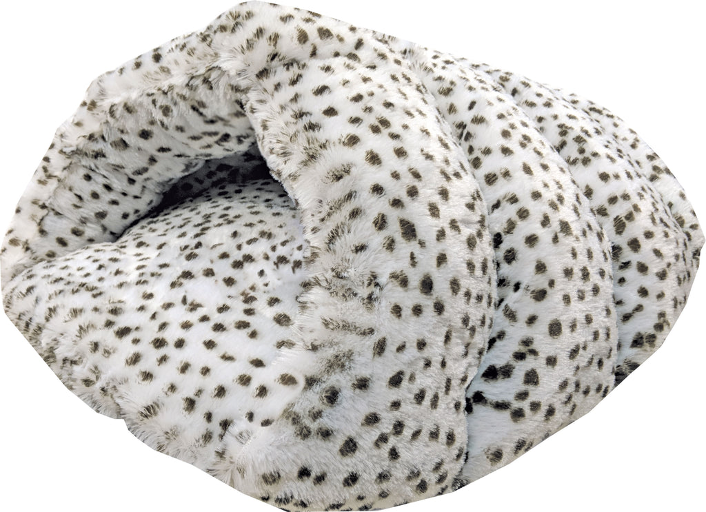 Ethical Fashion-seasonal - Sleep Zone Snow Leopard Cuddle Cave