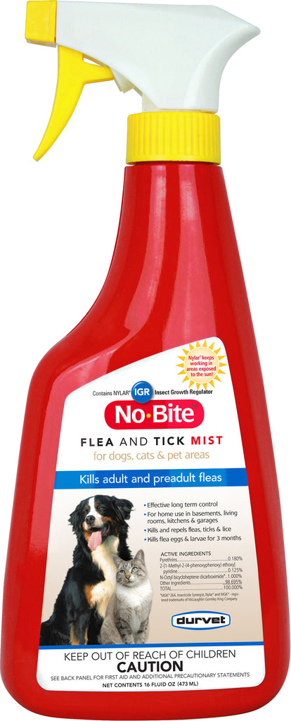 Durvet - Flea And Tick  D - No-bite Igr Flea & Tick Mist
