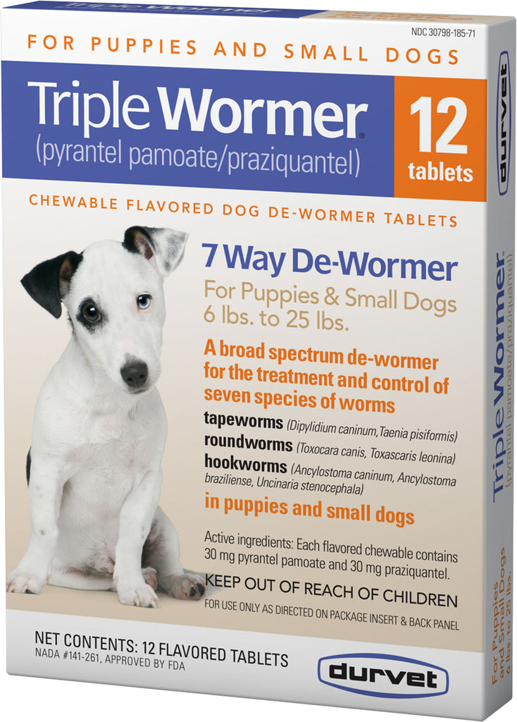 Durvet - Pet            D - Triple Wormer Broad Spectrum De-wormer For Dogs