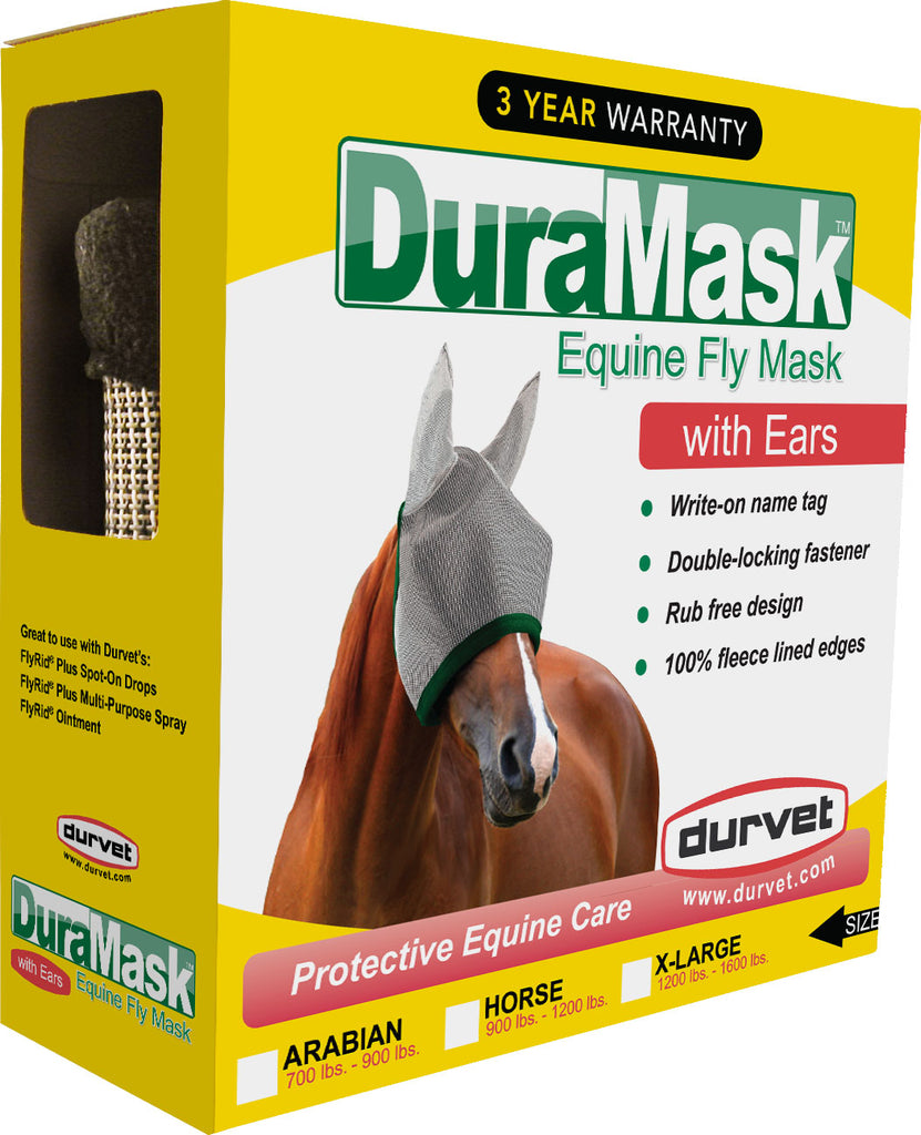 Durvet Fly             D - Durvet Duramask Fly Mask With Ears