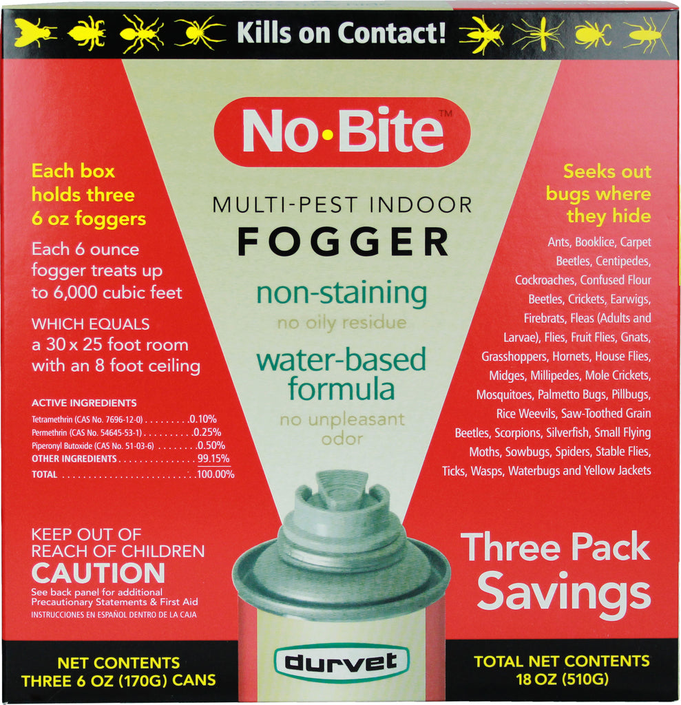 Durvet - Flea And Tick  D - No-bite Multi-pest Indoor Fogger
