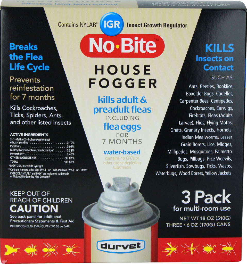 Durvet - Flea And Tick  D - No-bite Igr House Fogger