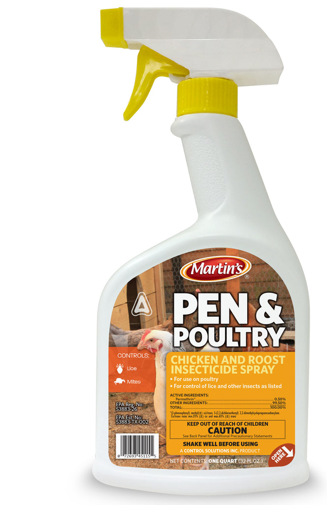 Control Solutions Inc - Pen & Poultry Chicken & Roost Insecticide Spray